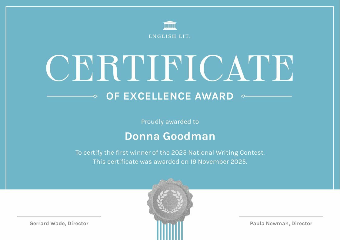 winner certificate template free