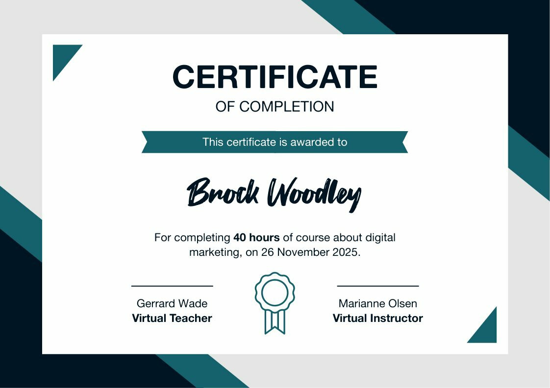 certificates template