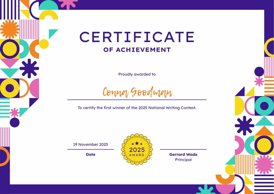 templates for certificates of recognition