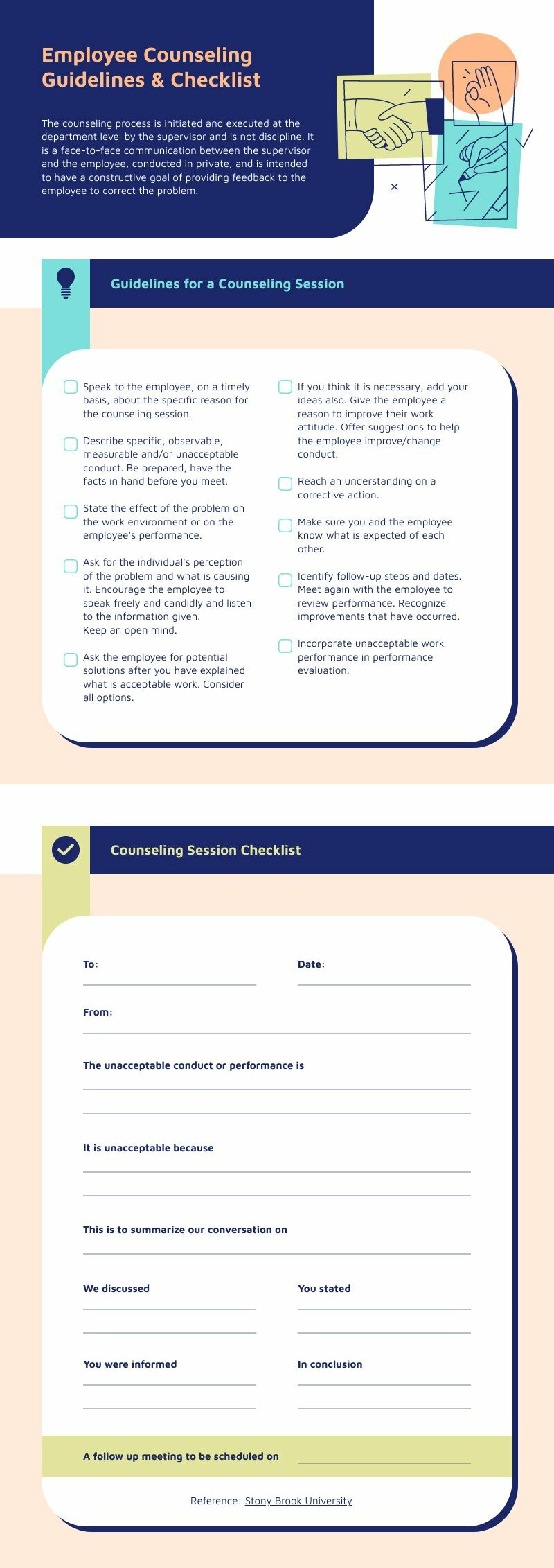employee counseling template you can edit download and print for free
