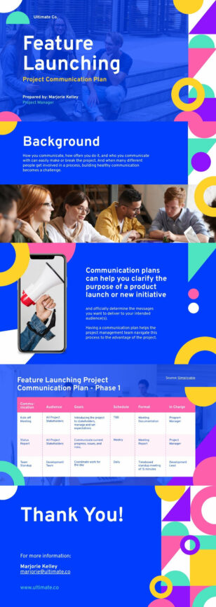 Creative Communication Plan