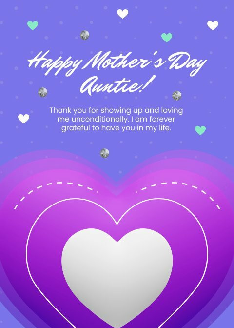 Happy Mother’s Day Auntie
