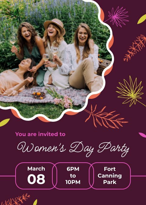 Invitation Card for Women’s Day