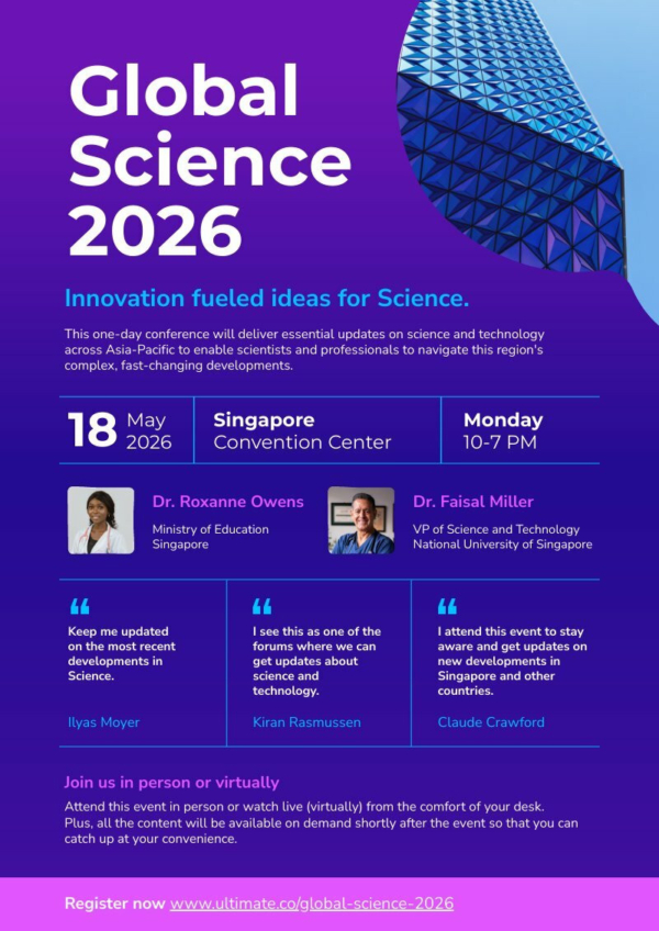 Scientific Conference Poster