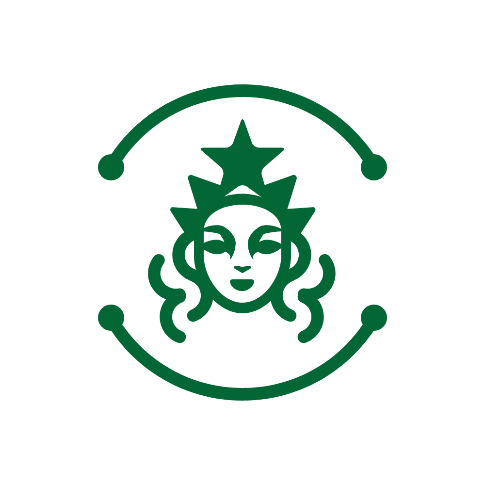 starbucks logo redesigned