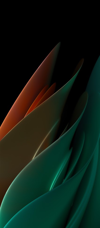 cool wallpapers for mobile with abstract wave in green and red