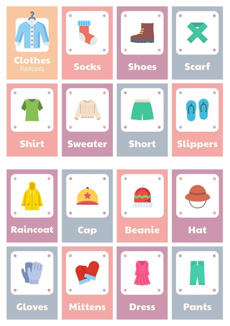 Clothes – Vocabulary