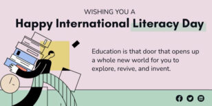 International Literacy Day Twitter Post