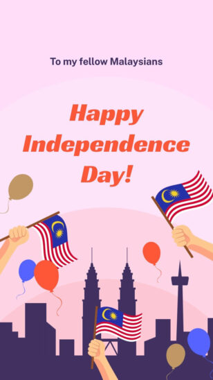 Malaysia National Day Instagram Story