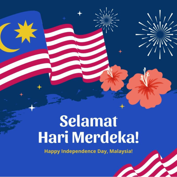 Modern Malaysia Independence Day Instagram Post