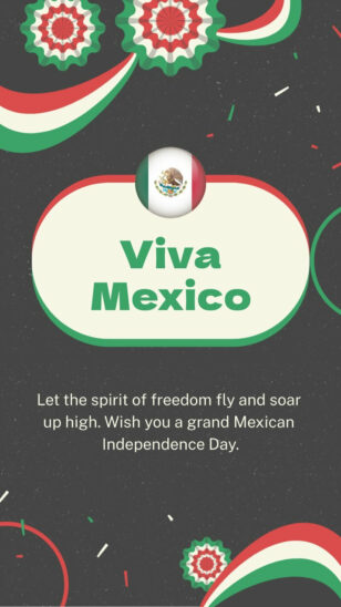 The Independence of Mexico Instagram Story