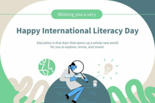 International Literacy Day Quotes Linkedin Post
