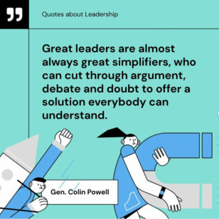 Quotes about Leadership Instagram Post