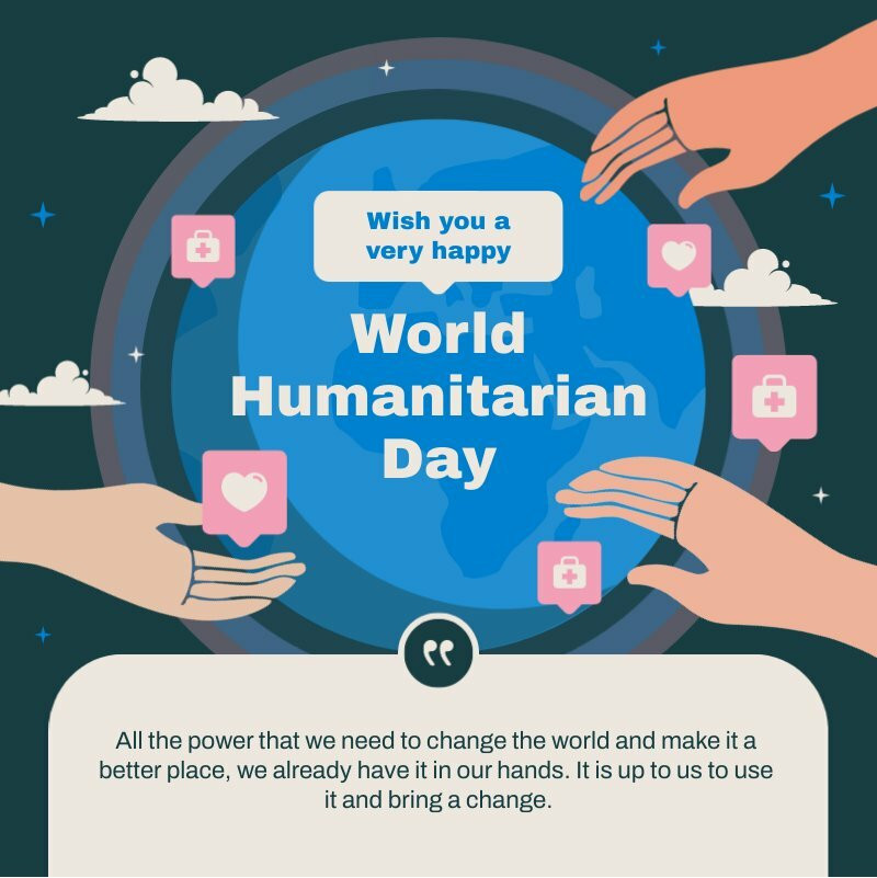 Humanitarian Day Instagram Post
