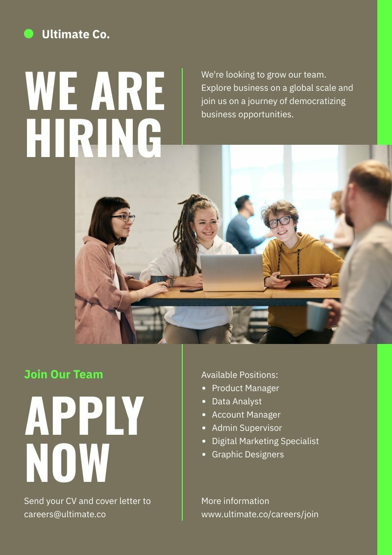 Creative Job Posting Templates: Attract Top Talent Piktochart Creative Job Posting Templates: Attract Top Talent Piktochart
