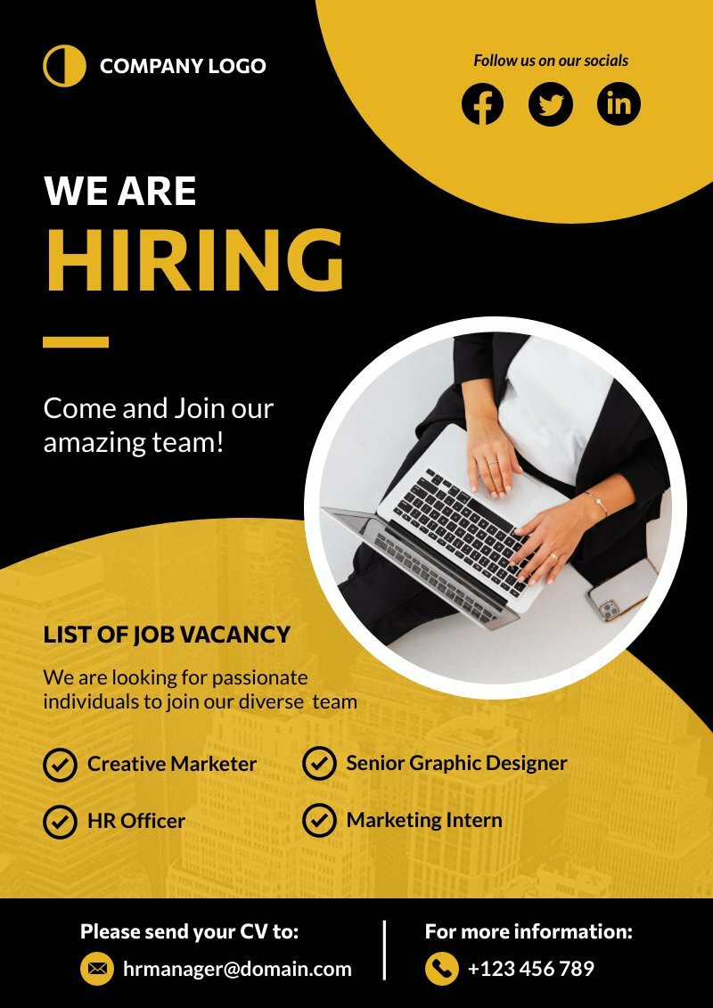 Job Vacancy Ad Template