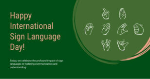 International Sign Language Day Facebook Post