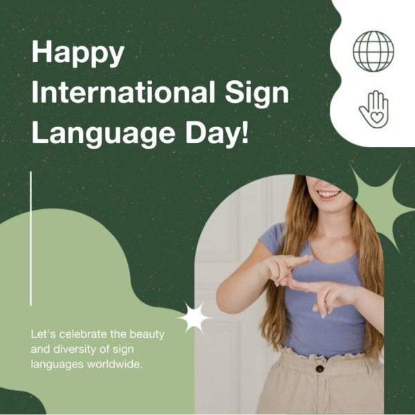 International Day of Sign Languages Instagram Post