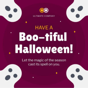 Spooky Happy Halloween Instagram Post