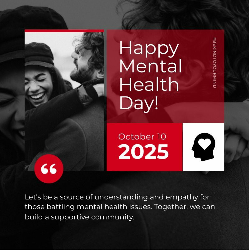 Mental Health Days for Students Instagram Post - Piktochart