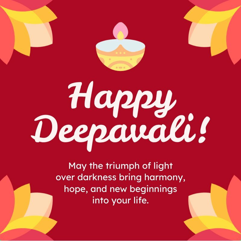 Deepawali Wishes Instagram Post