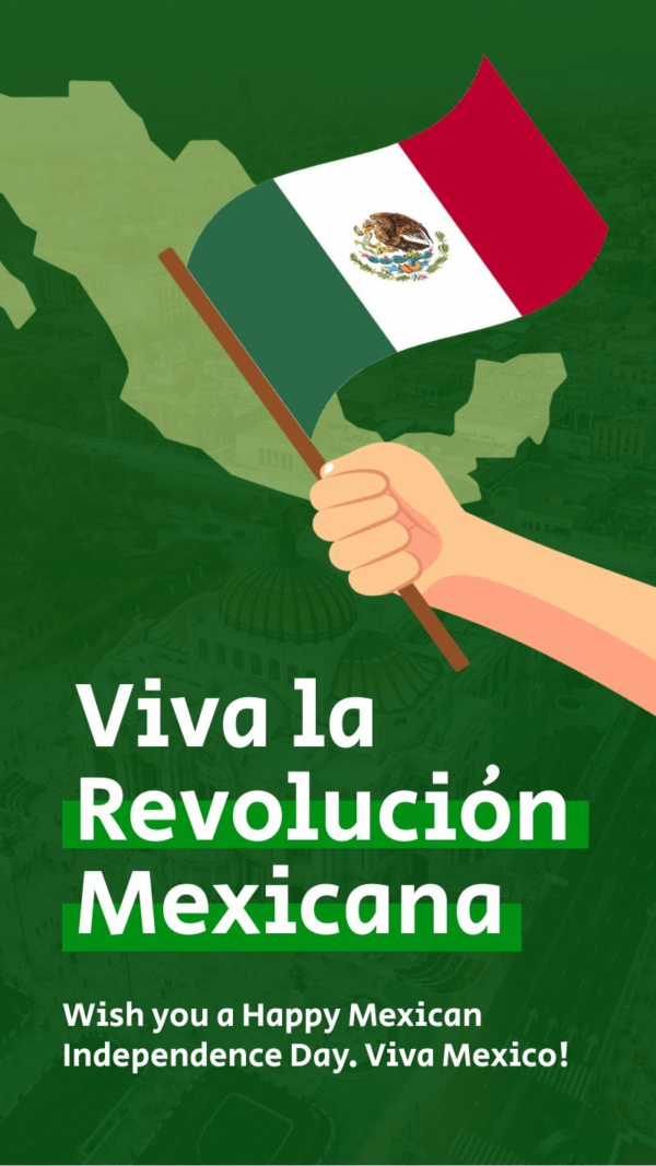 Mexico Revolution Day Instagram Story
