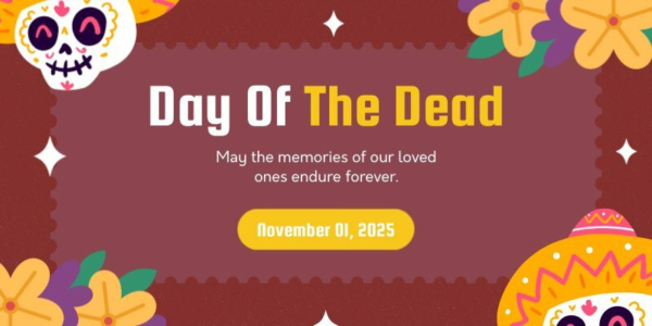 Day of the Dead Twitter Post