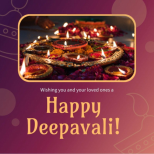 Happy Deepavali Instagram Post
