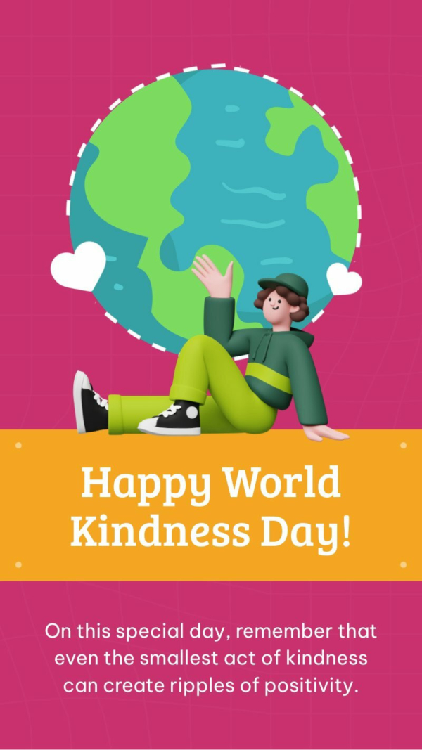 Simple World Kindness Day Instagram Story