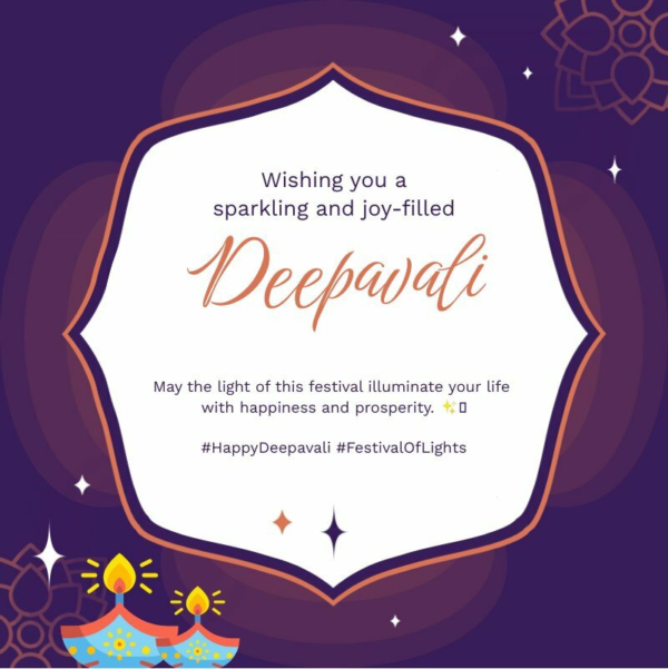 Happy Deepavali Greetings Instagram Post