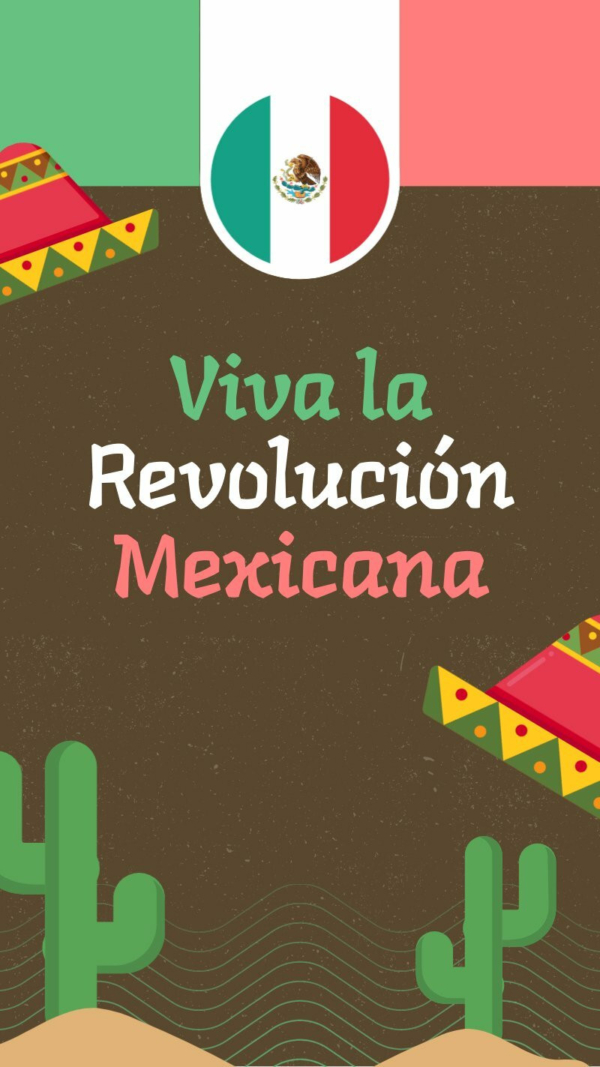 Revolution Day Mexico Instagram Story