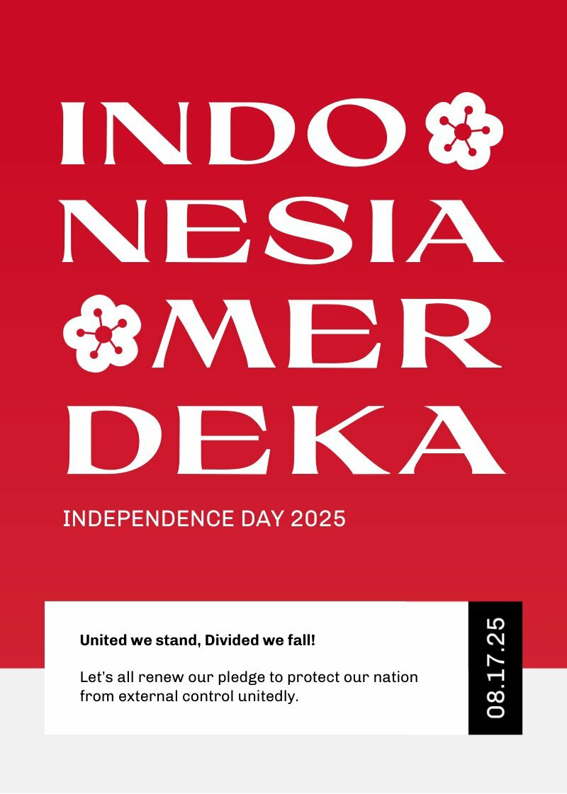 Indonesia National Day Piktochart Indonesia national day piktochart