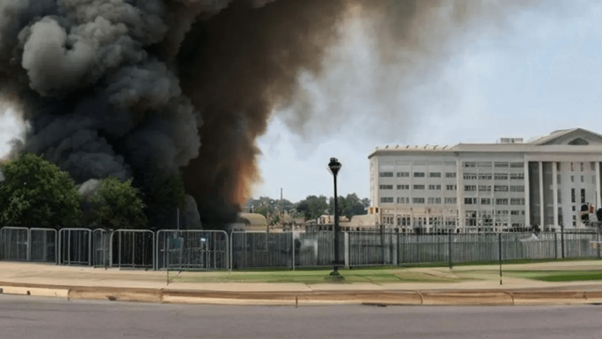 fake image of pentagon explosion