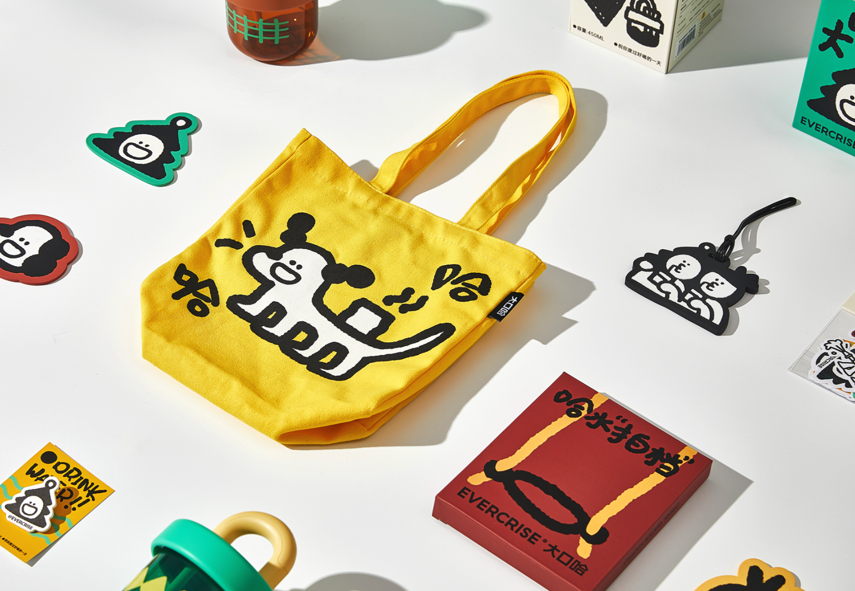 brand identity design featuring hand drawn doodle design elements