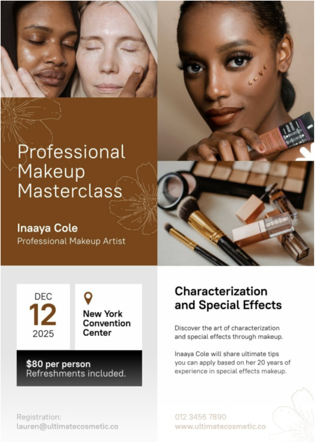 Makeup Classes Flyer