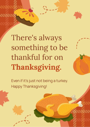 Thanksgiving Funny Card