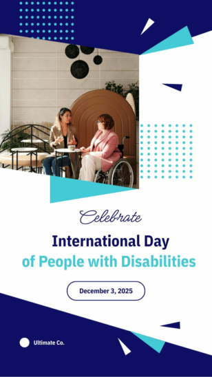 Day of People With Disabilities Instagram Story