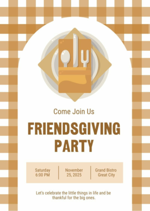 Friendsgiving Invitation