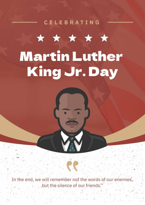 Modern Martin Luther King Day Poster