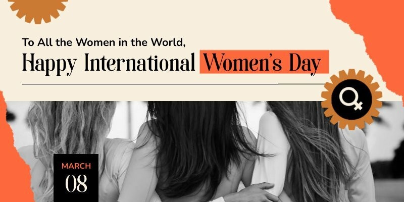 Creative International Women’s Day Twitter Post
