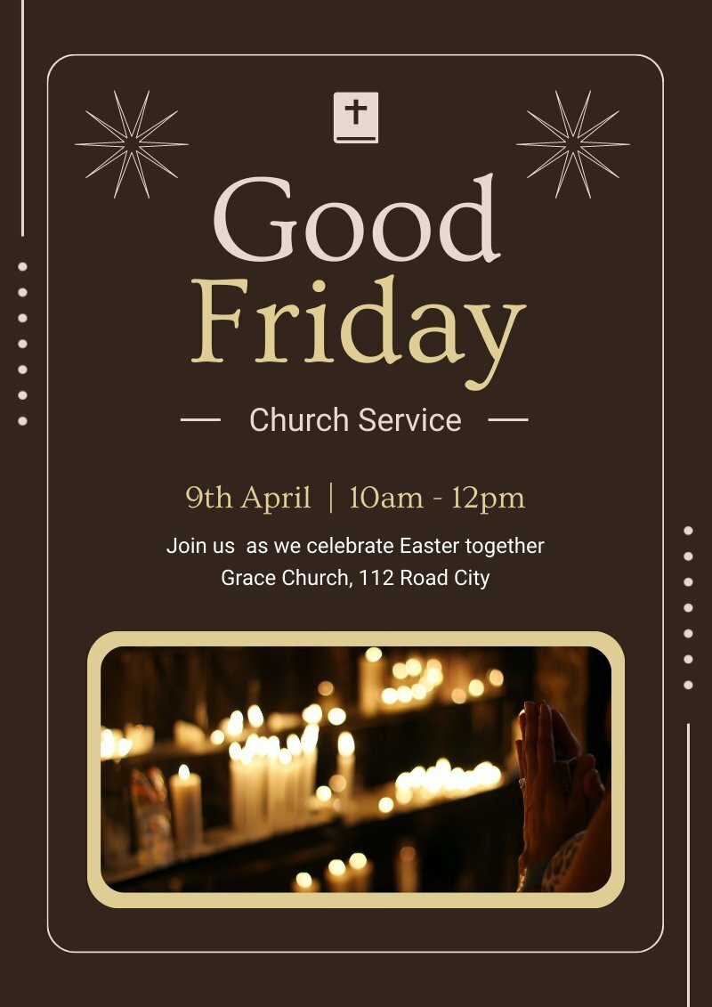 Good Friday Service Poster