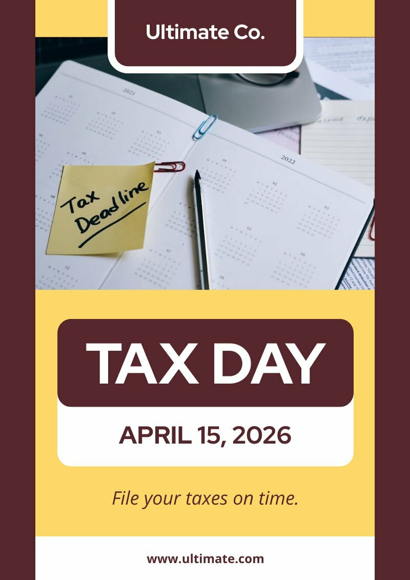 Last Day to Do Taxes Poster
