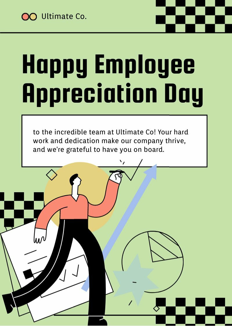 Colleague Appreciation Day Card - Piktochart