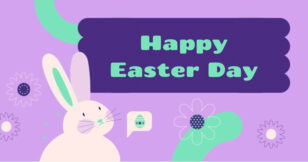 Cute Happy Easter Facebook Post