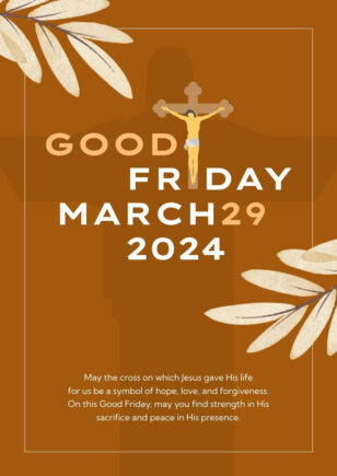 Modern Good Friday Poster