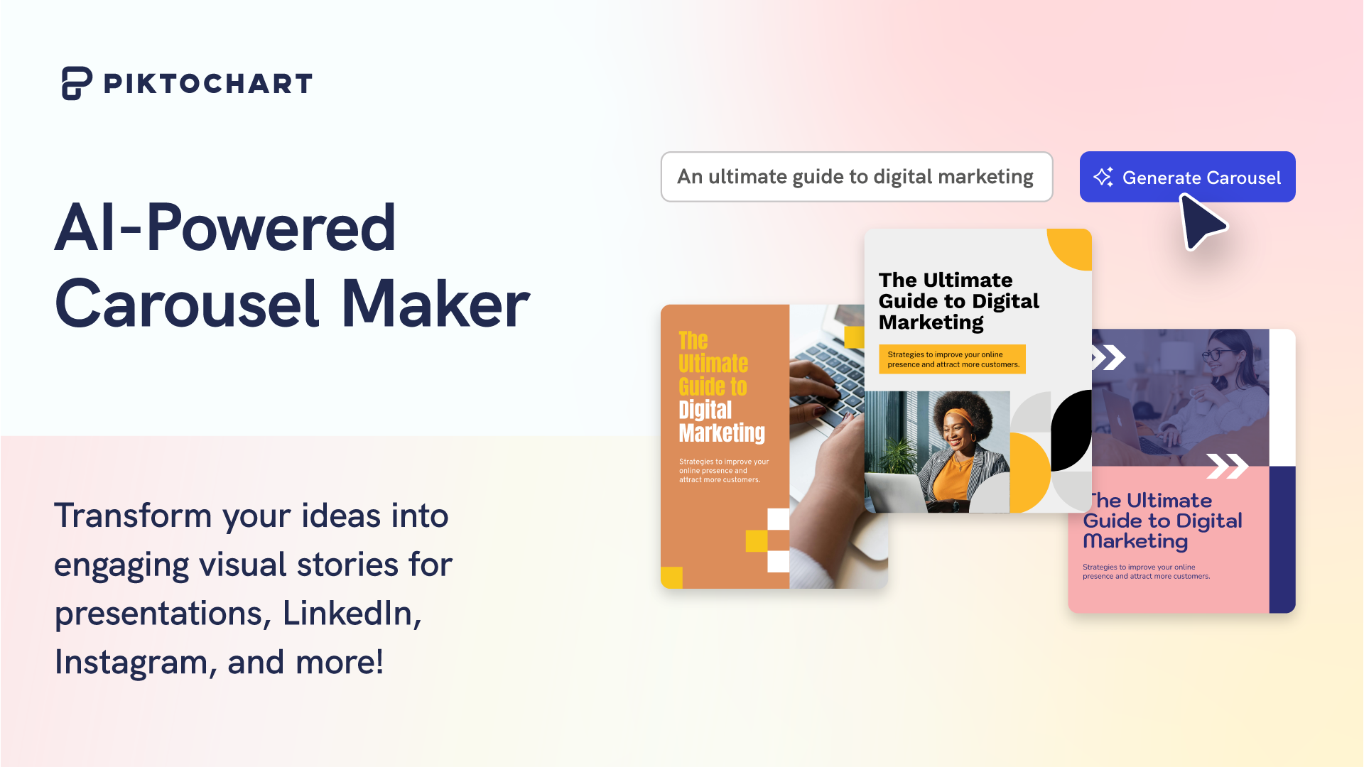 AI Carousel Maker: Create stunning carousels in seconds