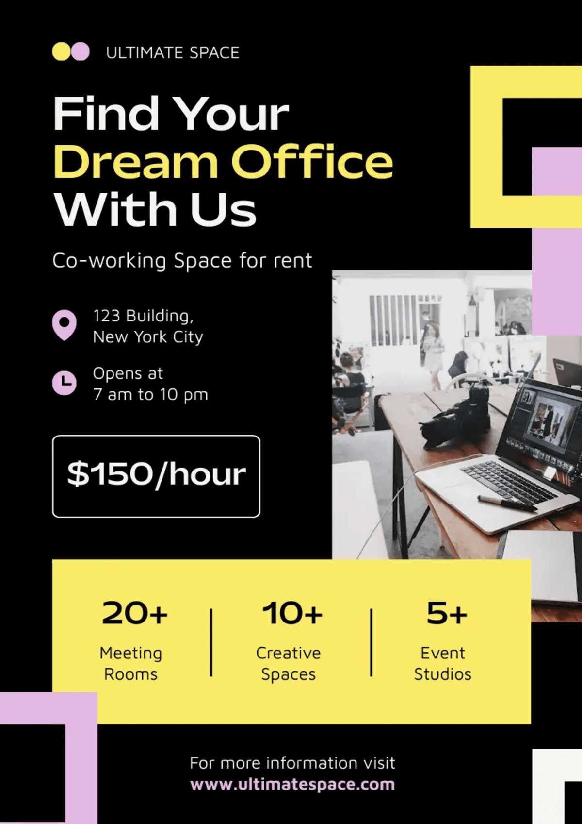 poster for an office space