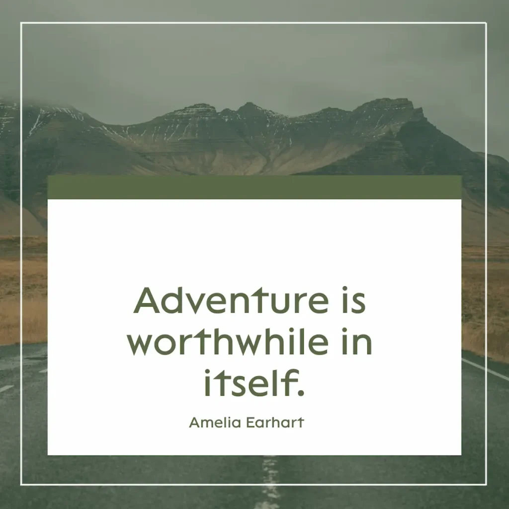 inspiring strong quotes for women quote by amelia earhart-  created through piktochart ai quote generator