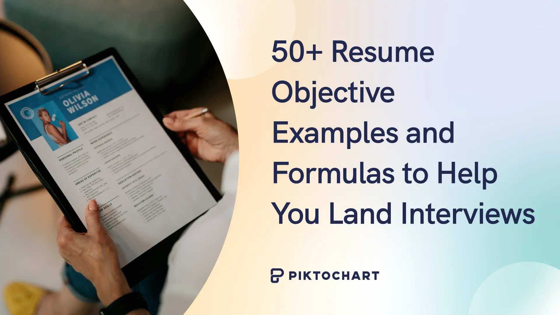 featured image for guide on resume objective examples and formulas