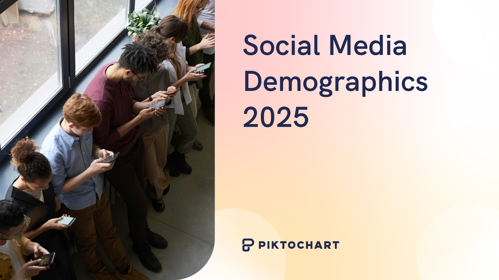 featured image for piktochart article about social media demographics